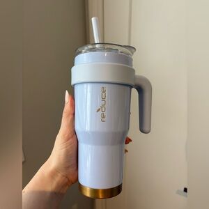 Reduce 24 oz Tumbler with Handle and Straw - Stainless Steel
